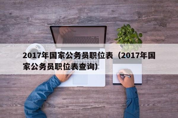 2017年国家公务员职位表（2017年国家公务员职位表查询）