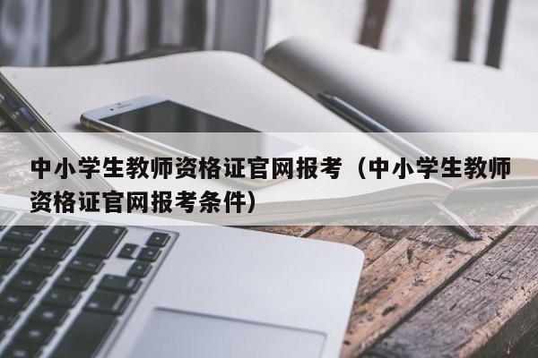 中小学生教师资格证官网报考（中小学生教师资格证官网报考条件）