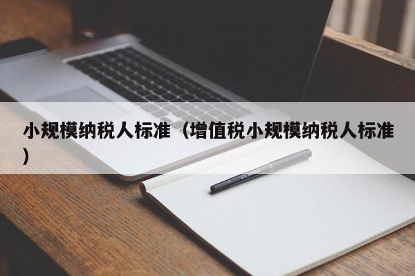 小规模纳税人标准（增值税小规模纳税人标准）