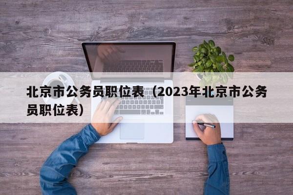 北京市公务员职位表（2023年北京市公务员职位表）