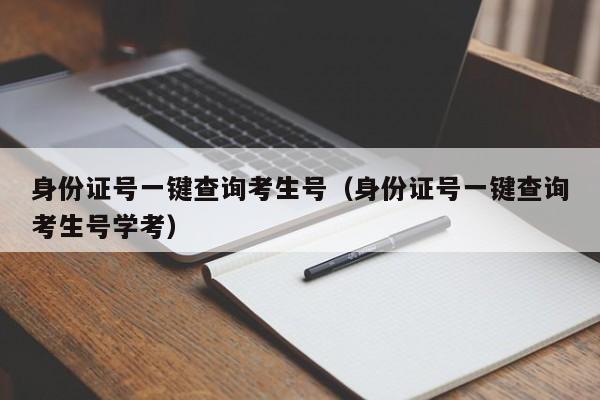 身份证号一键查询考生号（身份证号一键查询考生号学考）