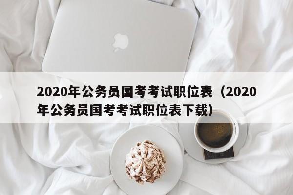 2020年公务员国考考试职位表（2020年公务员国考考试职位表下载）