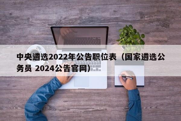 中央遴选2022年公告职位表（国家遴选公务员 2024公告官网）