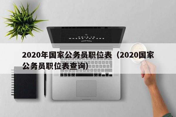 2020年国家公务员职位表（2020国家公务员职位表查询）