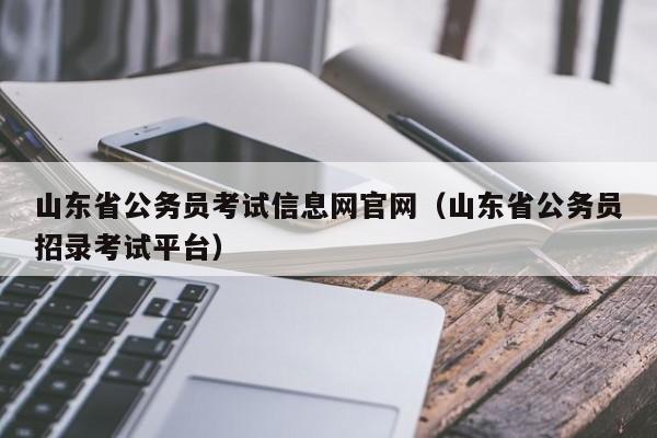 山东省公务员考试信息网官网（山东省公务员招录考试平台）