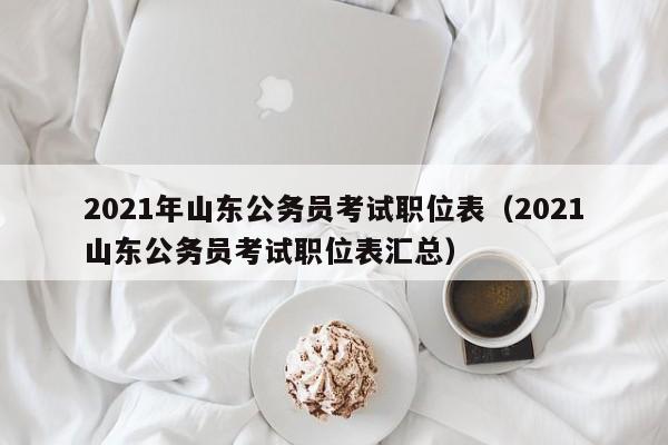 2021年山东公务员考试职位表（2021山东公务员考试职位表汇总）