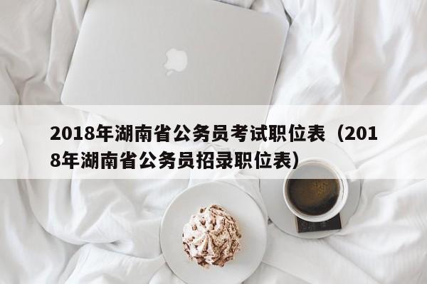 2018年湖南省公务员考试职位表（2018年湖南省公务员招录职位表）