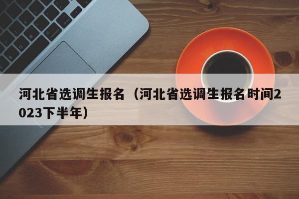 河北省选调生报名（河北省选调生报名时间2023下半年）